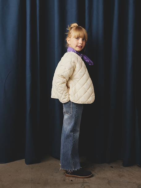 Indestructible Wide Leg Jeans for Girls medium blue 
