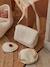 Premium Doll Changing Bag + Nappy + Bib ecru 