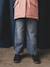 Indestructible Wide Leg Jeans for Girls medium blue 