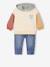 Hooded sweatshirt + jeans set for babies multicoloured 