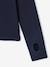 Long-Sleeved Tennis Motif Sports T-Shirt for Girls navy blue 