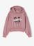 Hooded Sweatshirt + Wide-Leg Joggers Sportswear Set old rose 