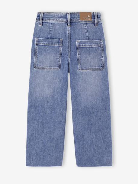 Indestructible Wide Leg Jeans for Girls medium blue 