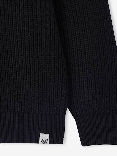 Funnel-Neck Jumper for Boys, JONEN anthracite 