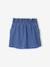 Denim Skirt with Heart Pocket for Girls bleached denim+brut denim 