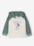 Hooded T-shirt for babies green 