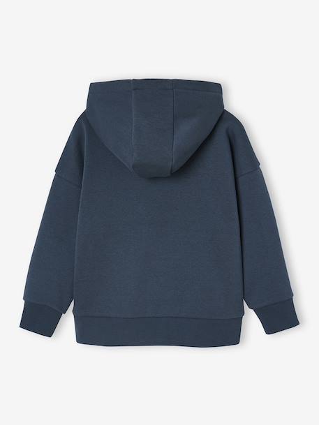 Hooded Sweatshirt with Skate Print anthracite 