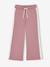 Hooded Sweatshirt + Wide-Leg Joggers Sportswear Set old rose 
