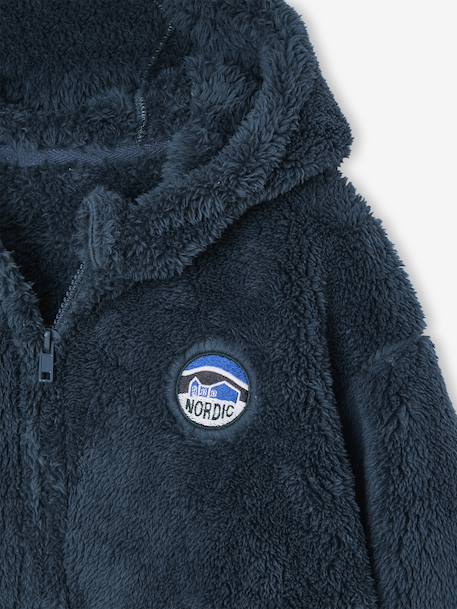 Sherpa Bed Jacket for Boys night blue 