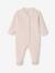 Pack of 2 Sleepsuits in Velour for Newborn Girls, ENVIE DE FRAISE ecru 