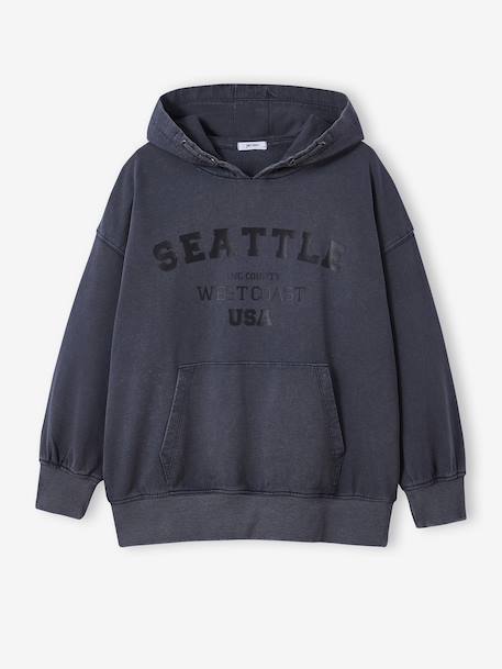 Hooded Sweatshirt with Print for Boys, JONEN black 