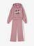 Hooded Sweatshirt + Wide-Leg Joggers Sportswear Set old rose 