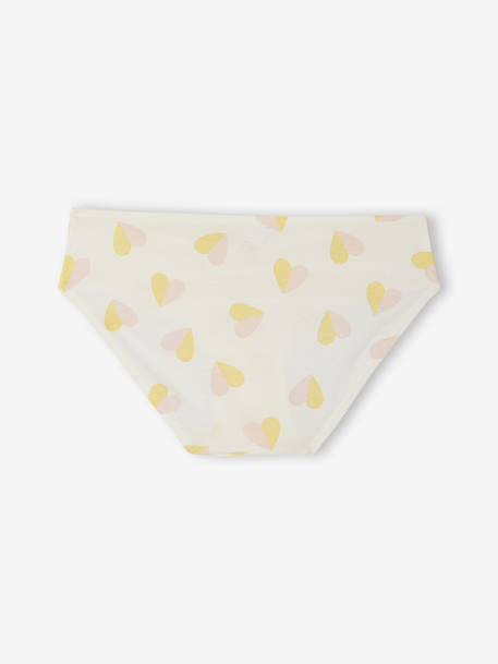 Pack of 10 Fancy Briefs for Girls rose 