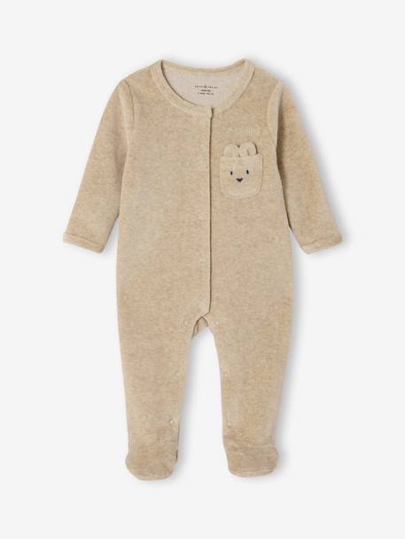 Customisable ENVIE DE FRAISE unisex newborn set marl beige 