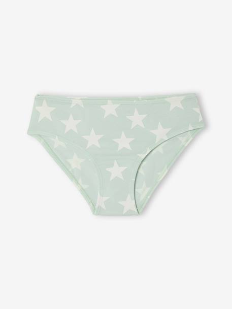 Pack of 10 Fancy Briefs for Girls rose 