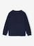 T-Shirt with Bouclé Motif for Boys navy blue 