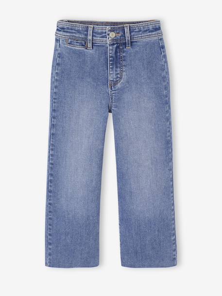 Indestructible Wide Leg Jeans for Girls medium blue 
