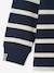Striped Long-Sleeved T-Shirt for Boys bordeaux red+ecru+night blue 