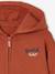 Hooded Sweatshirt with Print & Zip, for Boys rust 