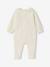Pack of 2 Sleepsuits in Velour for Newborn Girls, ENVIE DE FRAISE ecru 
