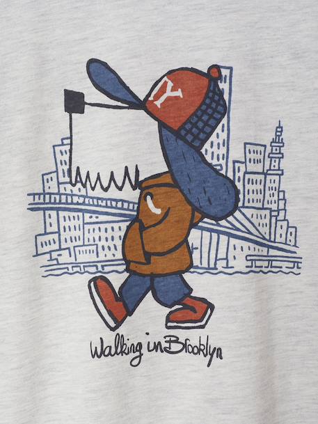 Long-Sleeved Colourblock T-Shirt for Boys multicoloured 