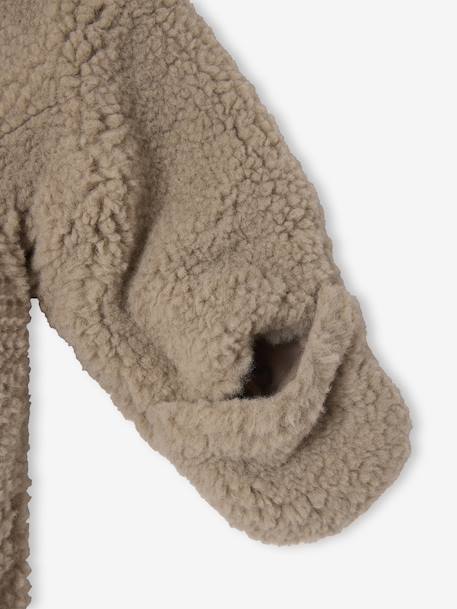 Pramsuit with Leopard Lining, Family Capsule Collection, ENVIE DE FRAISE taupe 