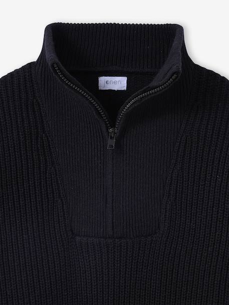 Funnel-Neck Jumper for Boys, JONEN anthracite 