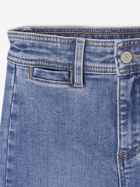 Indestructible Wide Leg Jeans for Girls medium blue 