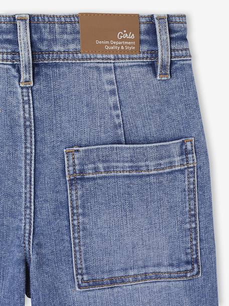Indestructible Wide Leg Jeans for Girls medium blue 