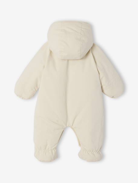 Pramsuit for newborns, unisex, lined and water-repellent ENVIE DE FRAISE ecru 