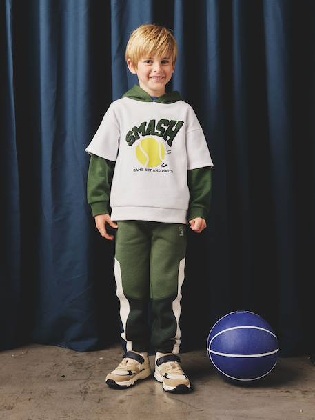 Colourblock Joggers for Boys fir green 