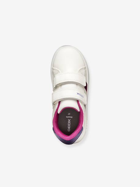 Girls' Eclyper Junior GEOX low-cut trainers fuchsia 