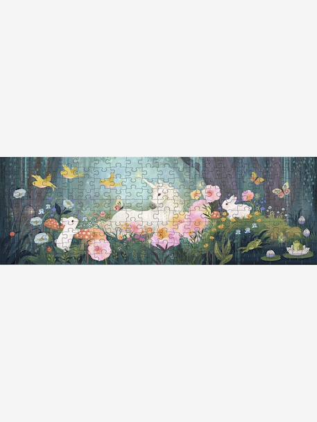The Edge of the Woods Puzzle, 200pcs - DJECO blue 