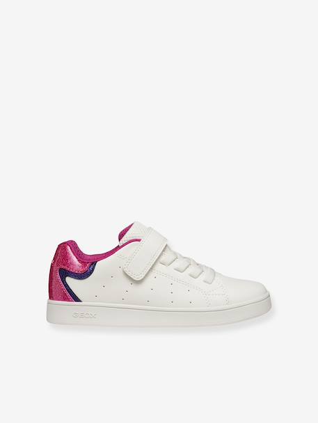 Girls' Eclyper Junior GEOX low-cut trainers fuchsia 