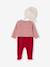 Velour Christmas Sleepsuit & Beanie Set, ENVIE DE FRAISE red 