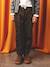 Loose-Fit Corduroy Trousers for Girls bordeaux red+chocolate+old rose 