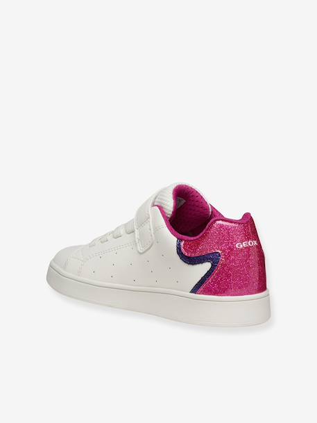 Girls' Eclyper Junior GEOX low-cut trainers fuchsia 
