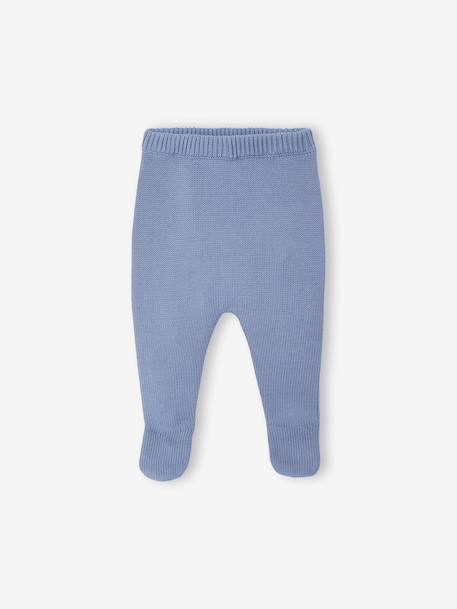 Newborn knitted set ENVIE DE FRAISE crystal blue 