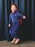 Superhero sleepsuit pyjamas: detachable cape + mask royal blue 