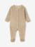 Pack of 2 Velour Sleepsuits for Newborns, ENVIE DE FRAISE ecru 