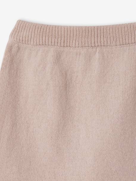 Customisable ENVIE DE FRAISE wool and cashmere newborn set blush 