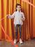 Metallic Sportswear Set for Girls: Sweatshirt & Leggings marl grey 