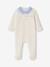 Pack of 2 Velour Sleepsuits for Newborns, ENVIE DE FRAISE ecru 