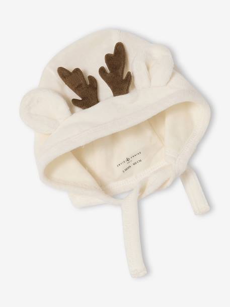 Velour Christmas Sleepsuit & Beanie Set, ENVIE DE FRAISE red 