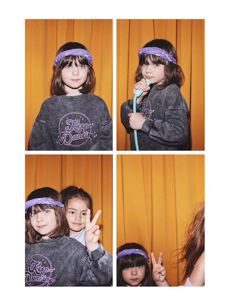 Sportswear Sweatshirt with Glittery Detail, for Girls anthracite 