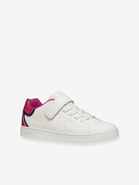 Girls' Eclyper Junior GEOX low-cut trainers fuchsia 