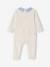 Pack of 2 Velour Sleepsuits for Newborns, ENVIE DE FRAISE ecru 