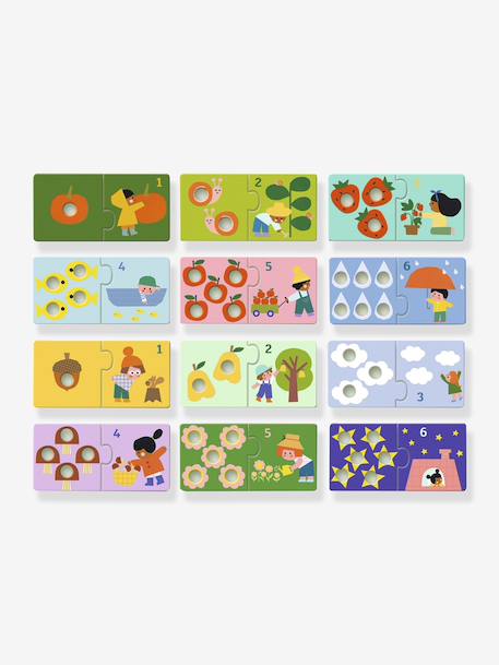 First Numbers Duo Puzzle, DJECO green 