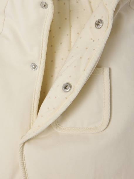 Pramsuit for newborns, unisex, lined and water-repellent ENVIE DE FRAISE ecru 