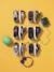 Leather Hook-&-Loop Trainers for Children, Designed for Autonomy set brown 